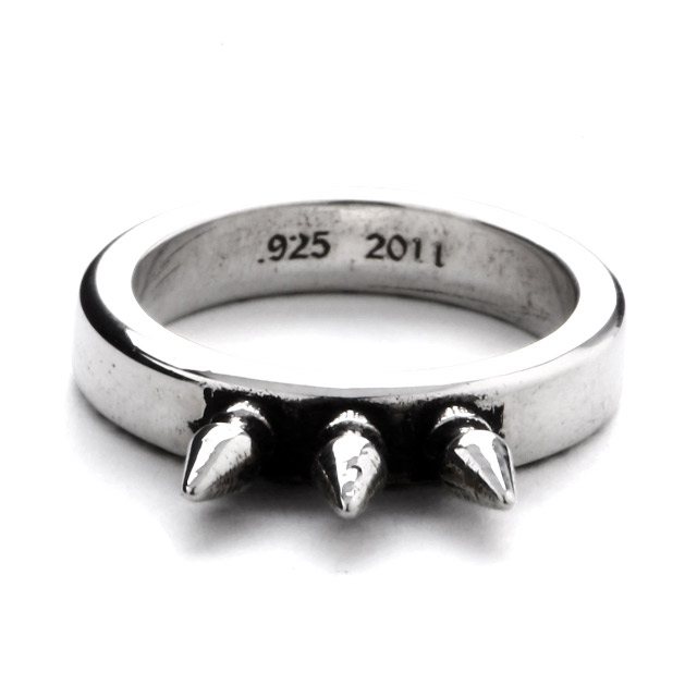 クロムハーツスーパーコピー【Chrome Hearts】ベビーベル リング w/ 3スパイク